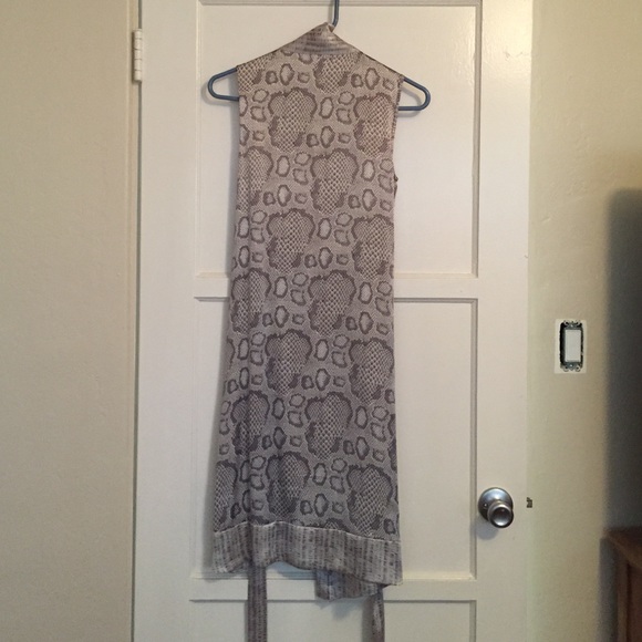 Antonio Milani silk faux wrap dress! Worn once! - Picture 2 of 2