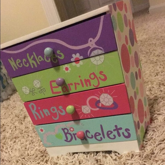 💕✨ Girls Jewelry Box w/ Drawers-price NEGOTIABLE
