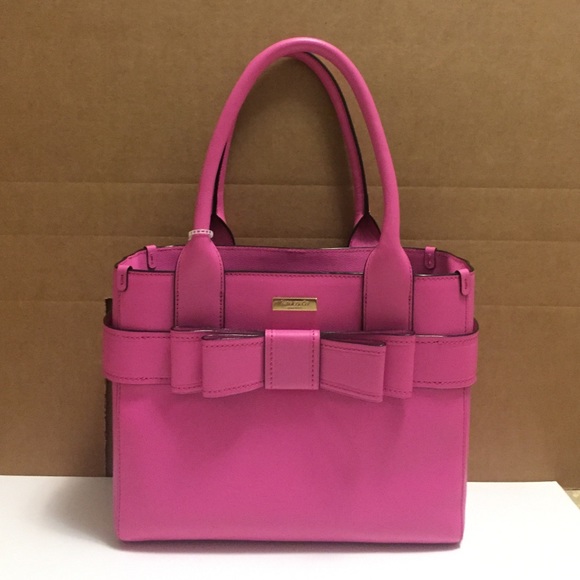 Kate Spade Pink Bow Leather Bag