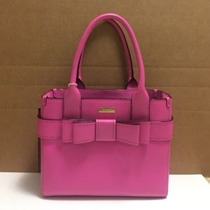 Kate Spade Pink Bow Leather Bag