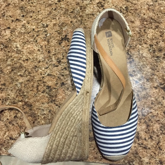 White Mountain Espadrilles. Brand New. Never worn