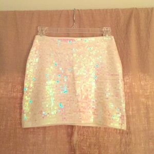 Topshop sequin skirt