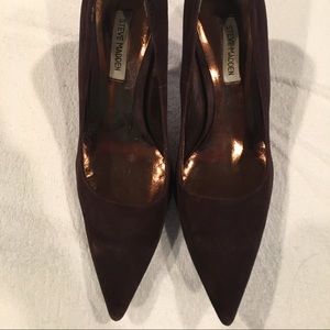 ⬇️‼️Steve Madden brown suede pointed heels