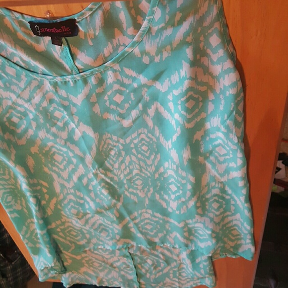 Teal tanktop