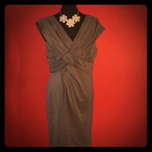 Formal dress with neck detail