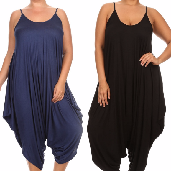 plus size harem oversized loose fit jumpsuit sold - Picture 5 of 5