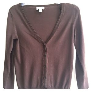 Loft brown cardigan