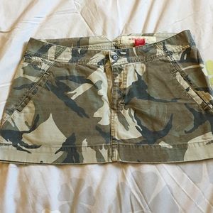 Camouflage Mini Skirt