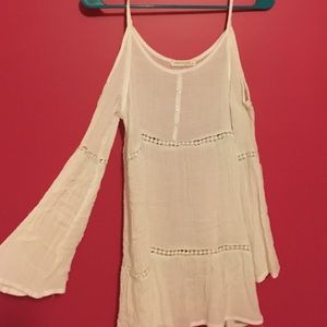 White off the shoulder boho top