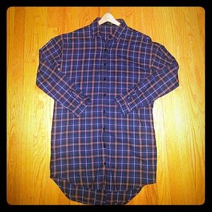 Akira Long Flannel Shirt