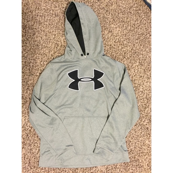 Gray Under Armour hoodie