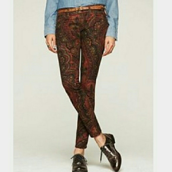 Lucky Paisley Skinny Jeans - Picture 1 of 3