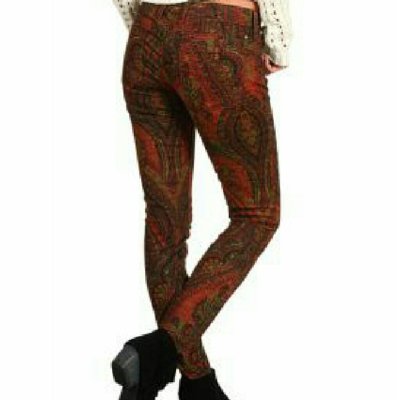 Lucky Paisley Skinny Jeans - Picture 2 of 3