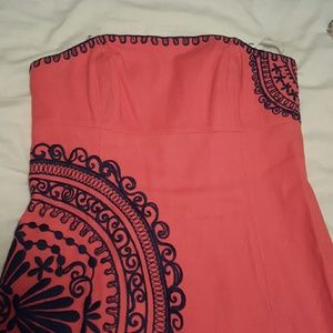 Lilly pulitzer coral bowen dress