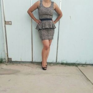 Brat Stars a symmetrical mini dress