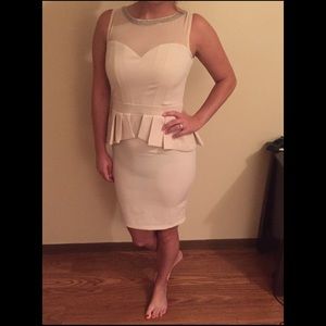 Ivory cocktail dress
