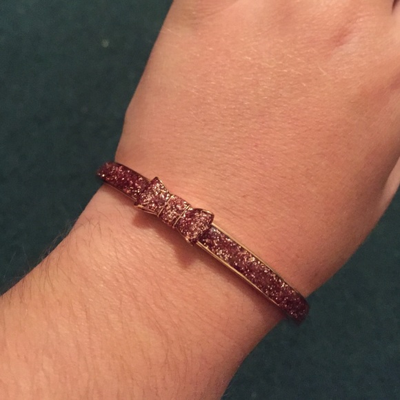 Kate spade glitter bow bracelet