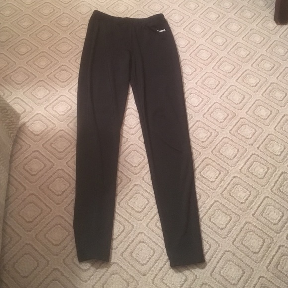 Kids black Reebok "play dry" exercise leggings