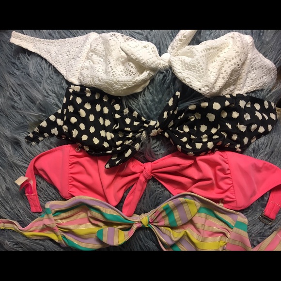 Victoria secret bandeau b-suit top bundle