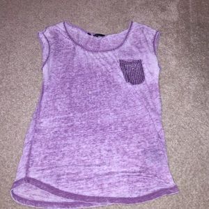 purple top from guess