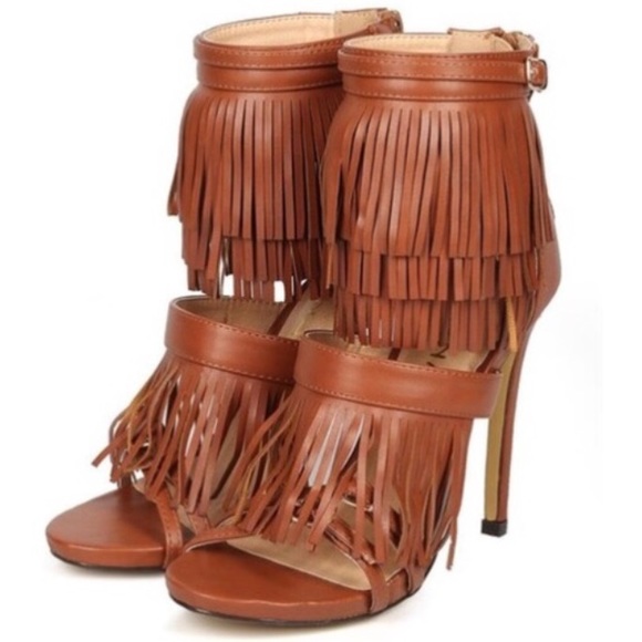 Fringe Layered Heels