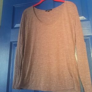 Ambiance pink/purplish long sleeve shirt, size lg