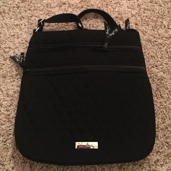 Black quilted Vera Bradley hipster