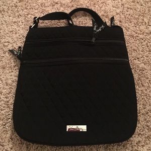 Black quilted Vera Bradley hipster