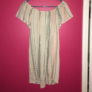 Off the shoulder dress