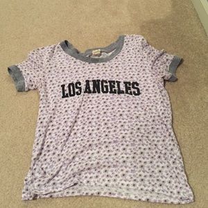 Los Angeles floral tee