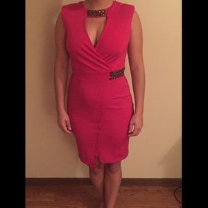 Pink cocktail dress