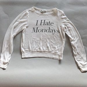 WILDFOX "I hate Mondays" sweater