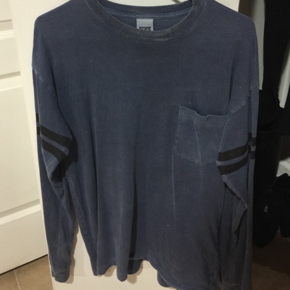 Blue Pink Victoria secret crew neck hoodie