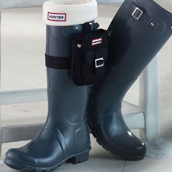 Hunter Wellington Waterproof Boot Pouch Blk