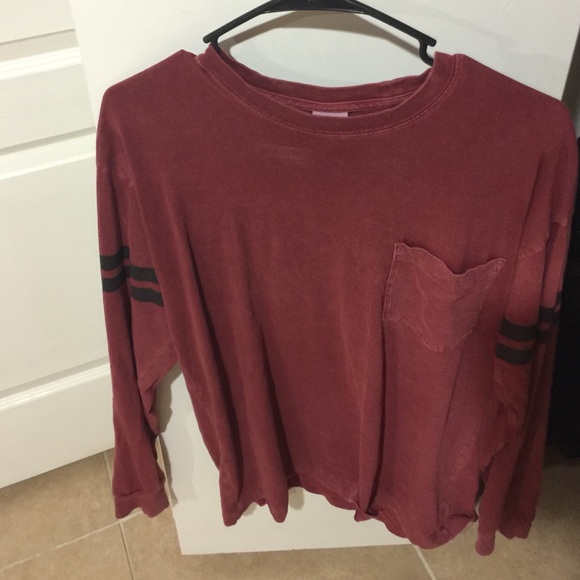 Red pink Victoria secret crew neck