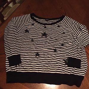 Stripe and star sweater