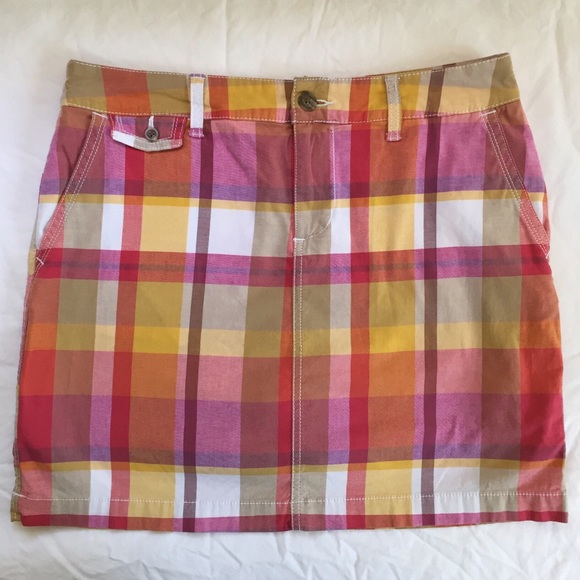 Madras Plaid Skort Size 8