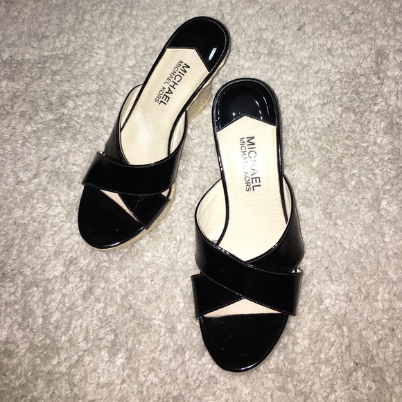 Michael Kors Patent Wedge