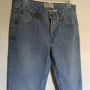 Levis stretch low rise bootcut jeans