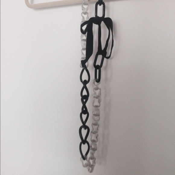 Price reduced ! Marni black and clear necklace