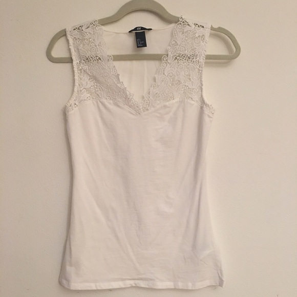 H&M lace tank top. No trades