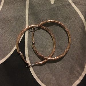 Rose gold Hoop Earrings