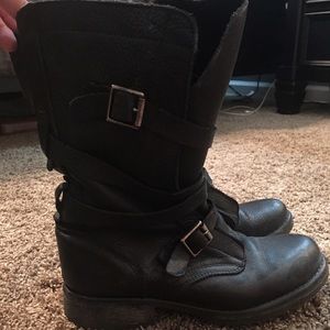 Steve Madden combat boots