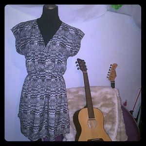 Hippy Rose Aztec print dress -M