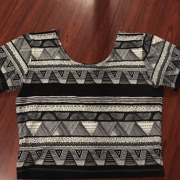 Tribal like crop top