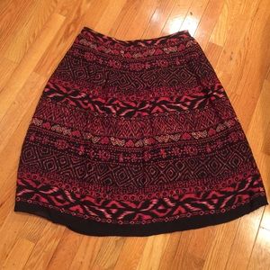 Printed Circle Skirt