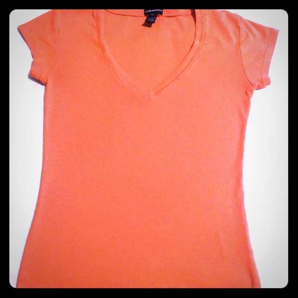 Orange Club Monaco V-Neck