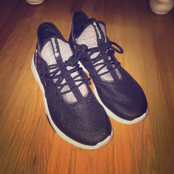 Black & Grey Reebok Sneakers