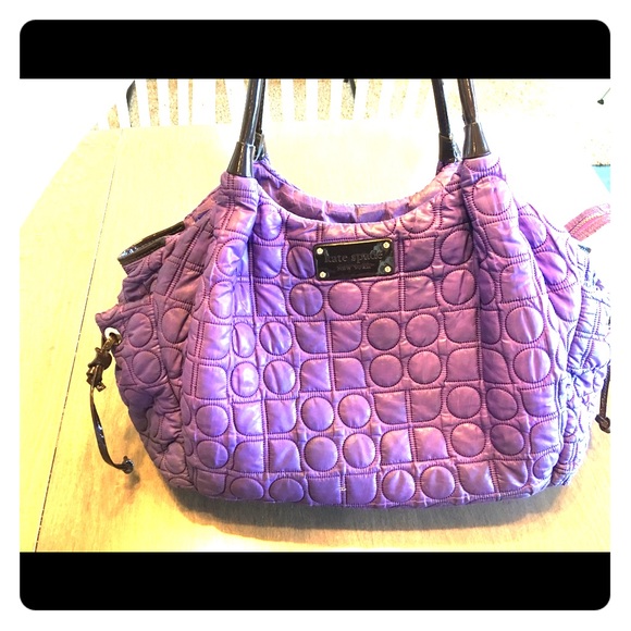 Kate spade violet diaper bag