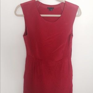 Price reduced ! Theory red/pink silk dress